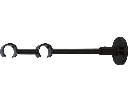 Wandträger profilo 2-läufig für Rivoli schwarz Ø 20 mm 20 cm lang-0