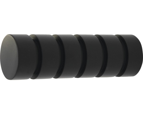 Endstück rillcube für Rivoli schwarz Ø 20 mm 2 Stk.-0