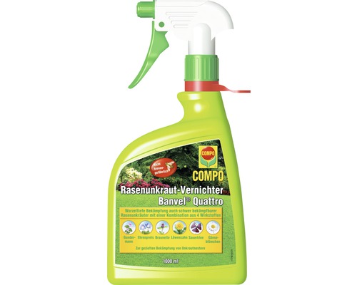 Rasen Unkrautvernichter Compo Banvel Quattro 1 L 100 m² bei HORNBACH kaufen