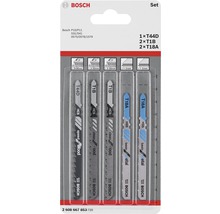Stichsägeblattset Bosch (1xT44D 2xT1B 2xT18A) 5-tlg.-thumb-0