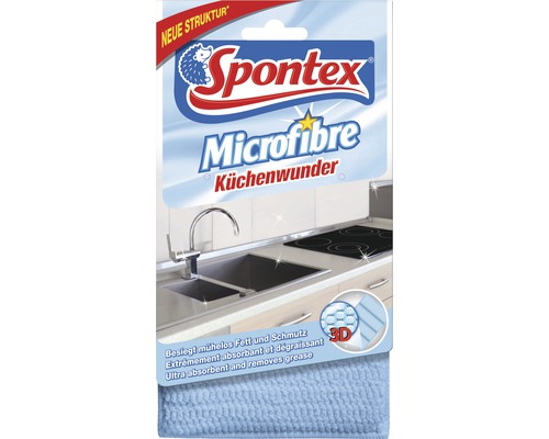 Spontex Microfibre Küchenwunder 3D 11,5x21,5x2 cm