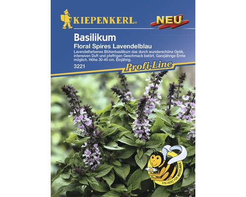 Basilikum 'Floral Lavendelblau' Kiepenkerl Kräutersamen
