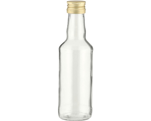 Flasche, Vorratsflasche mit Schraubverschluss 200 ml inkl. Deckel-0