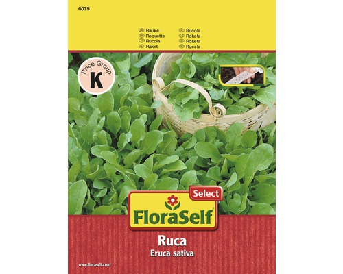 Rauke 'Ruca' FloraSelf Select samenfestes Saatgut Salatsamen