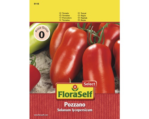 Tomate 'Pozzano' FloraSelf Select F1 Hybride Gemüsesamen-0