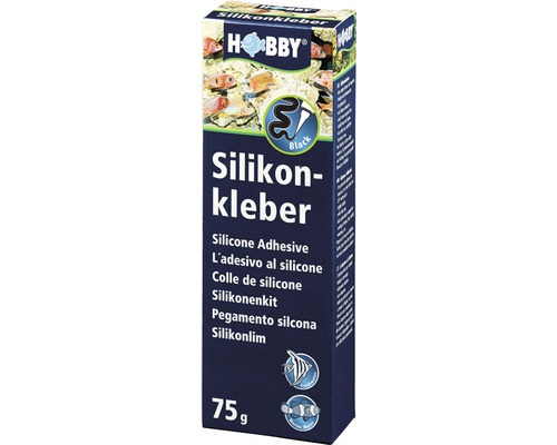 Silikonkleber HOBBY 72 ml schwarz-0