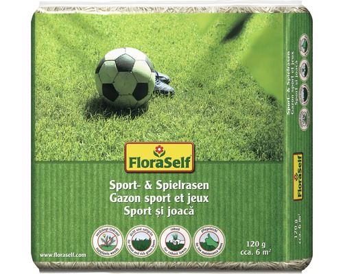 Rasensamen FloraSelf Sport- und Spielrasen 120 g ca. 6 m²