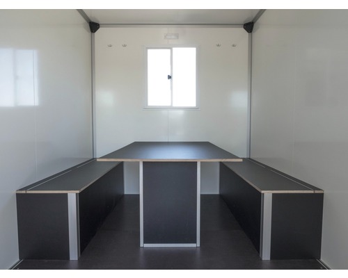 Humbaur Sitzgruppe für Trolly Construction Basic Set = 1 x Tisch 2 x Bank