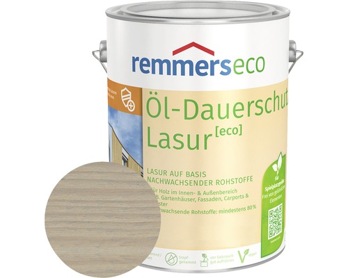 Remmers Eco Ol Dauerschutzlasur Silbergrau 750 Ml Bei Hornbach Kaufen