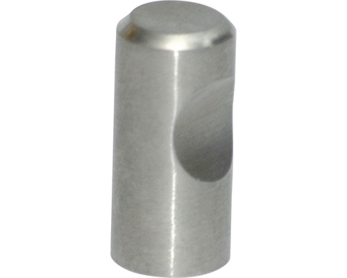Möbelknopf zylindrisch Edelstahl gebürstet ØxH 12/25 mm
