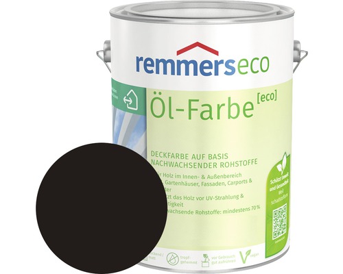 Remmers eco Öl-Farbe Holzfarbe tabakbraun 2,5 l