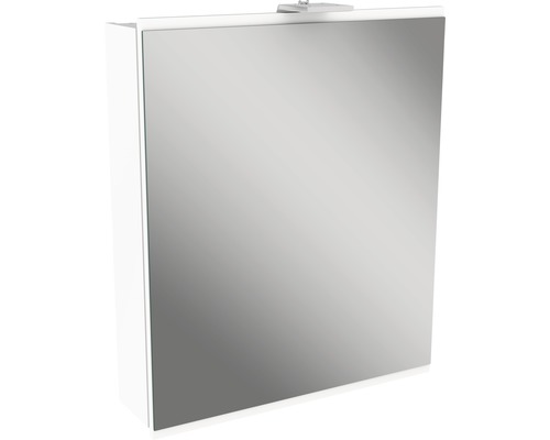 Spiegelschrank FACKELMANN Lima 60 x 15,5 x 73 cm weiß 1-türig LED IP 20-0