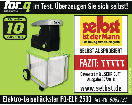 Elektro Leisehacksler For Q Fq Elh 2500 Inkl Schieber Bei Hornbach Kaufen