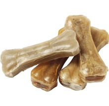 Kauknochen beeztees Rinderhaut 7,5 cm 10 Stück-thumb-0