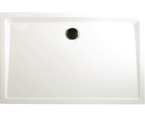 Duschwanne Breuer Classic Line Rechteck 80 x 100 x 3,5 cm weiß 1925011000021-0