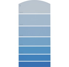 Farbmusterkarte Farbtonkarte F15 Farbwelt blau 21x10 cm-thumb-0