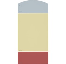 Farbmusterkarte Farbtonkarte A14 Die Farbklassiker - Goldene Zwanziger 21x10 cm-thumb-0