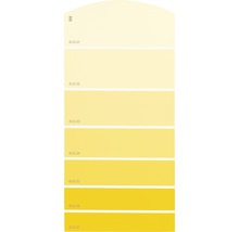 Farbmusterkarte Farbtonkarte B06 Farbwelt gelb 21x10 cm-thumb-0