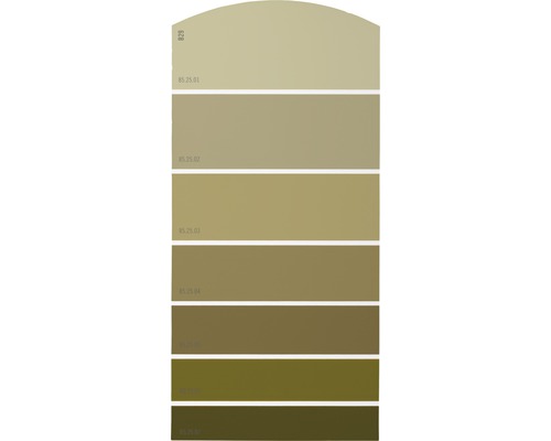 Farbmusterkarte Farbtonkarte B29 Farbwelt gelb 21x10 cm-0
