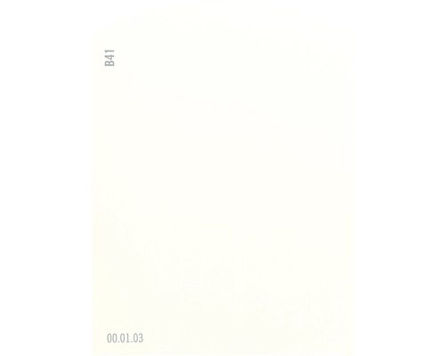 Farbmusterkarte Farbtonkarte B41 Off-White Farbwelt gelb 9,5x7 cm-0