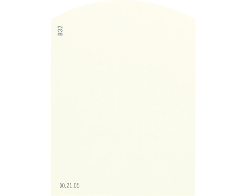 Farbmusterkarte Farbtonkarte B32 Off-White Farbwelt gelb 9,5x7 cm-0