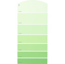 Farbmusterkarte Farbtonkarte G03 Farbwelt grün 21x10 cm-thumb-0