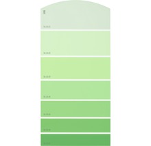Farbmusterkarte Farbtonkarte G09 Farbwelt grün 21x10 cm-thumb-0