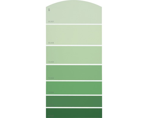 Farbmusterkarte Farbtonkarte G21 Farbwelt grün 21x10 cm-0