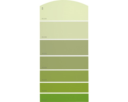 Farbmusterkarte Farbtonkarte G24 Farbwelt grün 21x10 cm-0