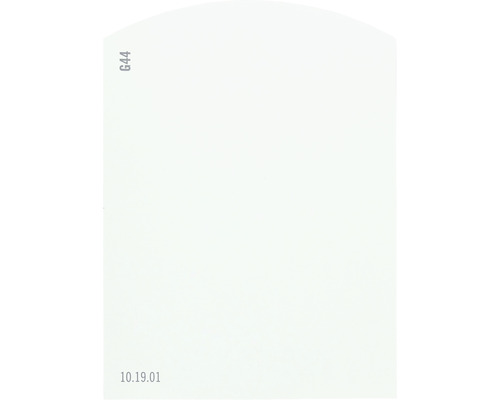 Farbmusterkarte Farbtonkarte G44 Off-White Farbwelt grün 9,5x7 cm-0