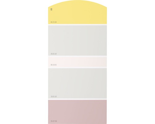 Farbmusterkarte Farbtonkarte J06 Farben für Körper, Geist & Seele - wohltuend & heilend 21x10 cm-0
