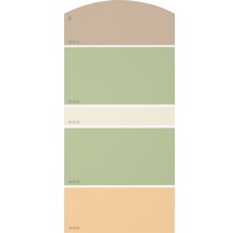 Farbmusterkarte Farbtonkarte J11 Farben für Körper, Geist & Seele - behaglich & entspannend 21x10 cm-thumb-0
