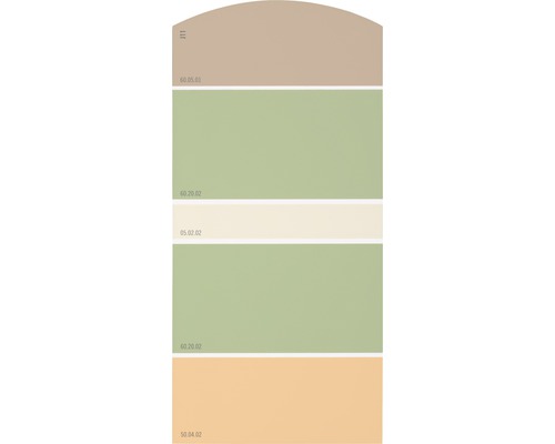 Farbmusterkarte Farbtonkarte J11 Farben für Körper, Geist & Seele - behaglich & entspannend 21x10 cm-0