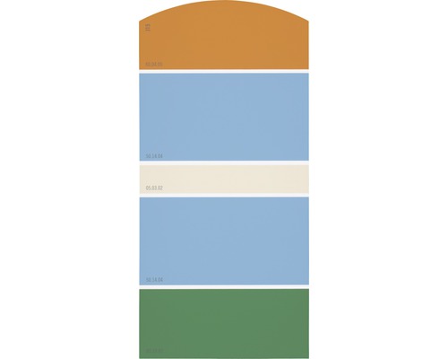Farbmusterkarte Farbtonkarte J15 Farben für Körper, Geist & Seele - anregend & aufbauend 21x10 cm-0