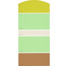 Farbmusterkarte Farbtonkarte J14 Farben für Körper, Geist & Seele - anregend & aufbauend 21x10 cm-thumb-0