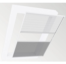 Insektenschutz Windhager Expert Plissee 2in1 für Dachfenster weiss 110x160 cm-thumb-7