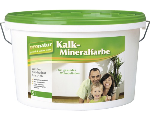 pronatur Kalk-Mineralfarbe weiß 5 l