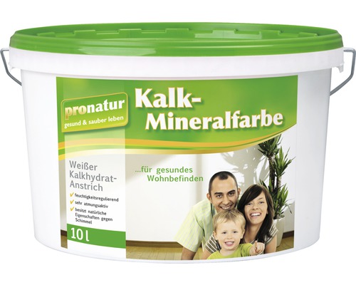 pronatur Kalk-Mineralfarbe weiß 10 l