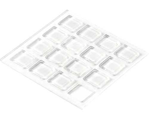 Anschlagpuffer selbstklebend transparent, 10x10x2 mm-0