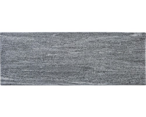 FLAIRSTONE Poolumrandung Beckenrandstein Arctic Gneis Element gerade grau 1 Längsseite gerundet 115 x 35 x 3 cm-0