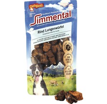 Hundesnack DeliBest Simmental Lungenwürfel Rind 120 g-thumb-0