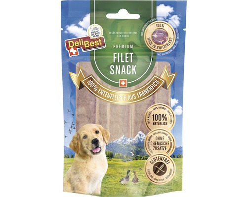 Hundesnack DeliBest Filet Snack Entenfleisch 90 g