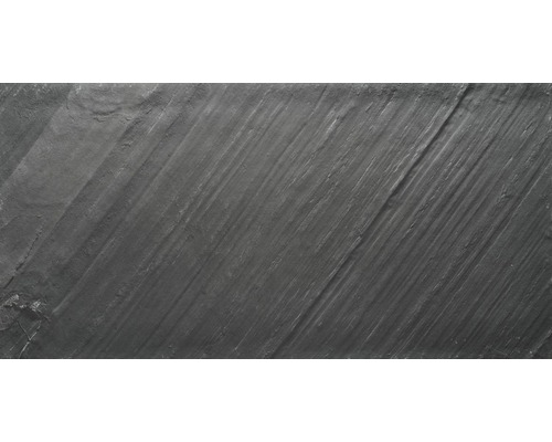 Echtstein Glimmerschiefer EcoStone hauchdünn weich 1 mm D-Black 45° 120x240 cm-0