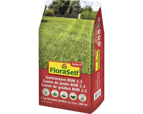 Rasensamen FloraSelf Select RSM 2.3 5 kg ca. 200 m²