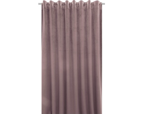 Vorhang mit Universalband Velvet rosa 140x280 cm-0