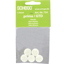 Filterfilz SCHEGO für Prima 5 Stück weiß-thumb-0