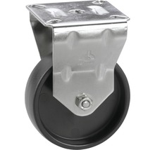 Tarrox Edelstahl Apparate Bockrolle bis 60 kg, 100x24 mm, Plattengröße 67x60 mm-thumb-0