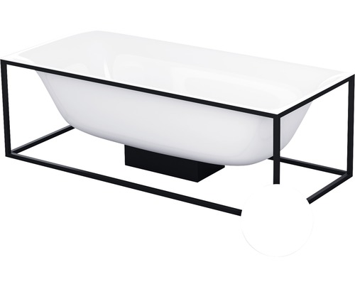 Gestell Bette für Badewanne Lux Shape Q001 170x75 cm Weiß matt