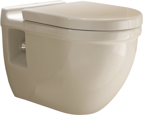 Wand-WC DURAVIT Starck 3 Tiefspüler mit Spülrand Erhöht weiß ohne WC-Sitz 2215090000-0