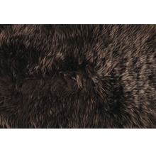 Schaffell dunkelbraun 100x70 cm-thumb-2